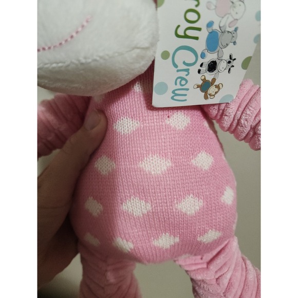 Evergreen Enterprises Corduroy Crew Gia Giraffe Security Lovey Baby Toy NWT 10" - Picture 4 of 10